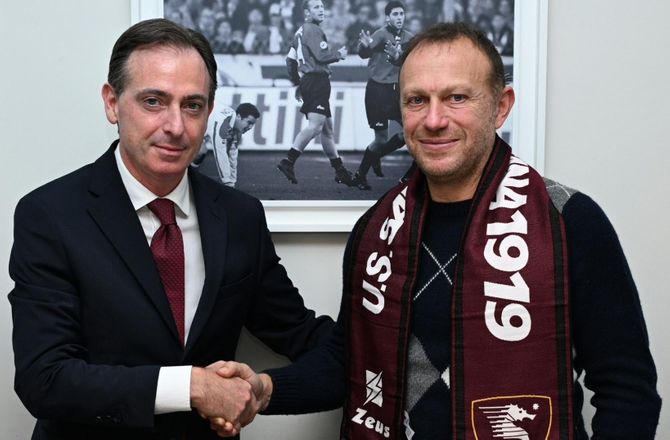 Serie B -Salernitana har ny cheftræner på plads