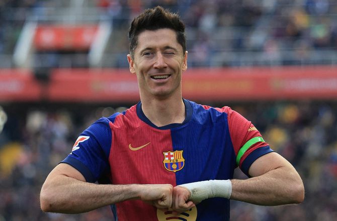 La Liga -Lewandowski tester sig selv: Min biologiske alder siger 30