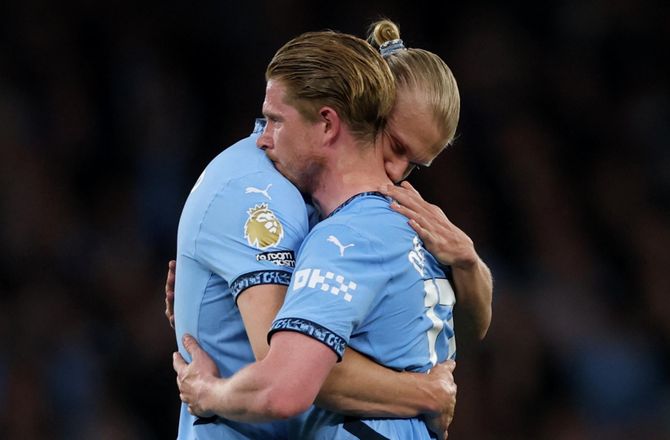 Premier League -Haaland sender De Bruyne afsted: Tak for alle assists