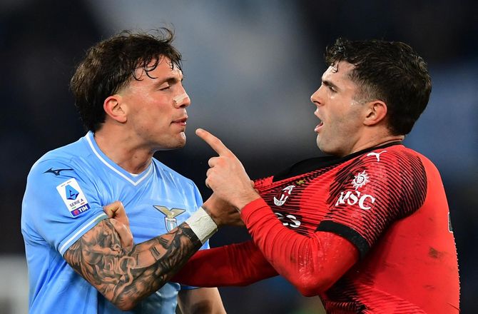 Serie A -Lazio-stjerner raser efter tre røde kort