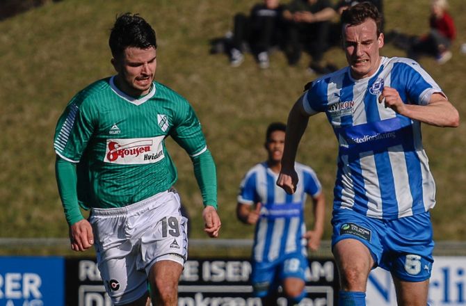 2. division -Thisted-spiller med sjældent mål: Den blev braget ind