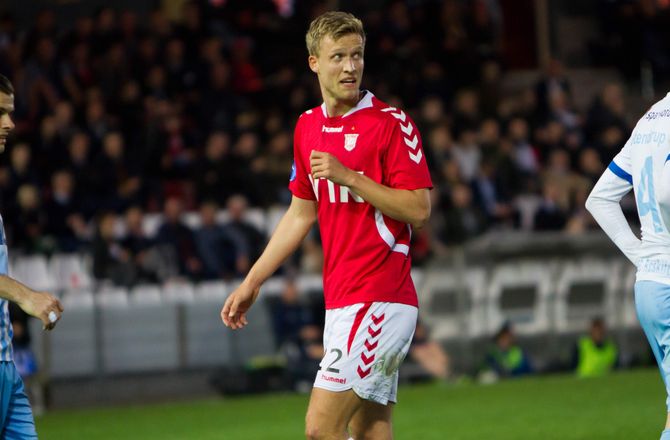 3F Superliga -Vejles trup jubler efter sjælden ligasejr