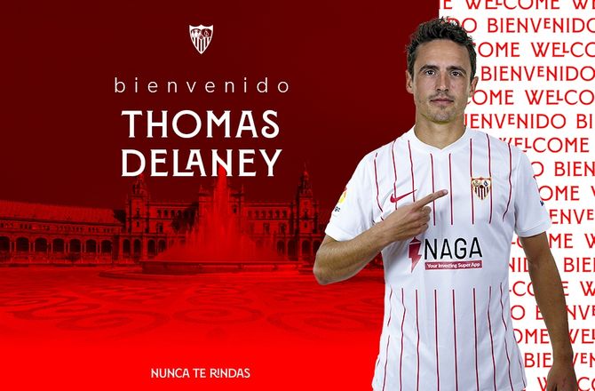International -Bekræftet: Thomas Delaney skifter til Sevilla