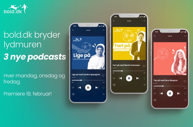 3F Superliga -Breaking news: Tre nye bold.dk-podcasts
