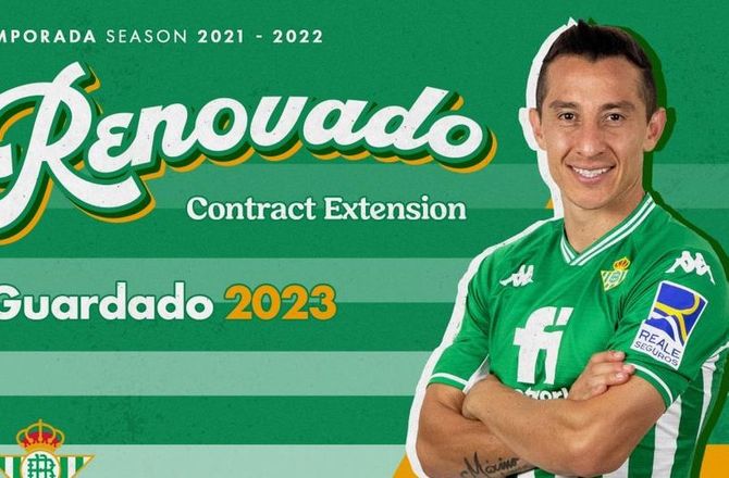 La Liga -Rutineret Betis-mexicaner forlænger til 2023
