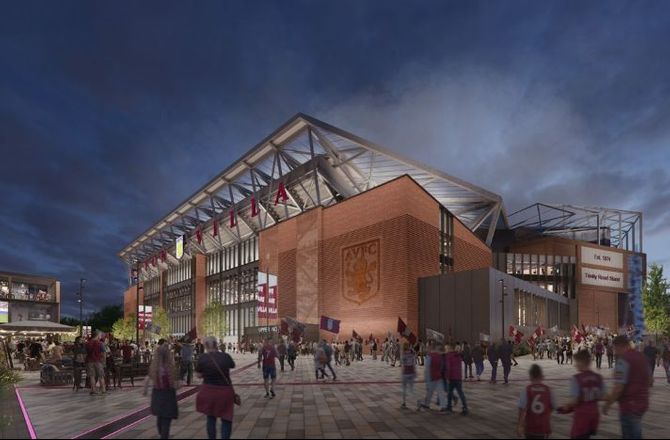 Premier League -Aston Villa lukker tribune i hele næste sæson