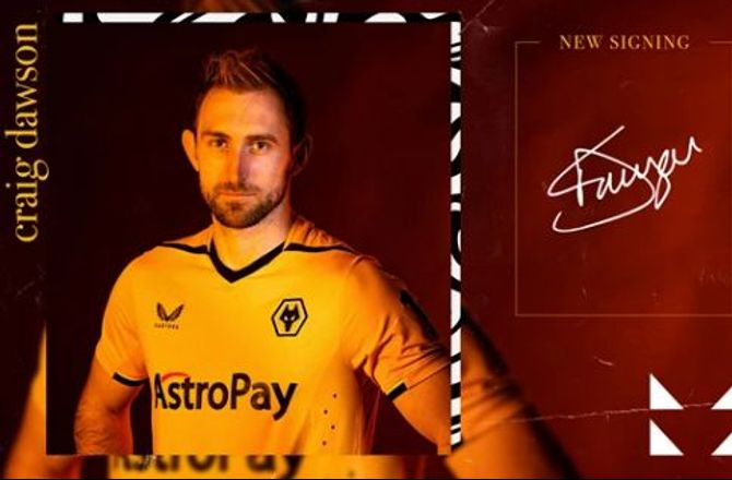 Premier League -Bekræftet: Craig Dawson skifter til Wolverhampton