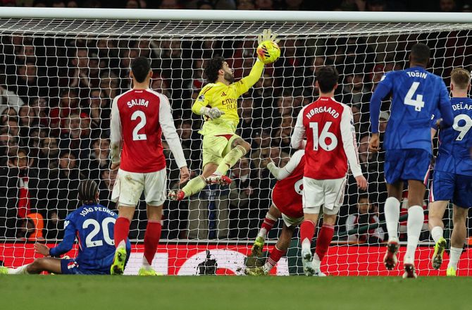 Premier League -Raya reddede Arsenal: Mit hjerte sprang et slag over