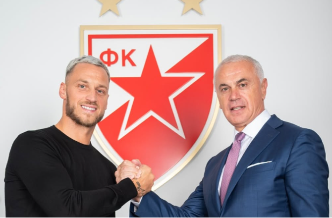 SuperLiga -Marko Arnautovic skifter til Røde Stjerne