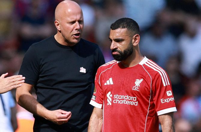 Premier League -Slot tager Salah-opslag roligt: Glad for stilen i sidste sæson