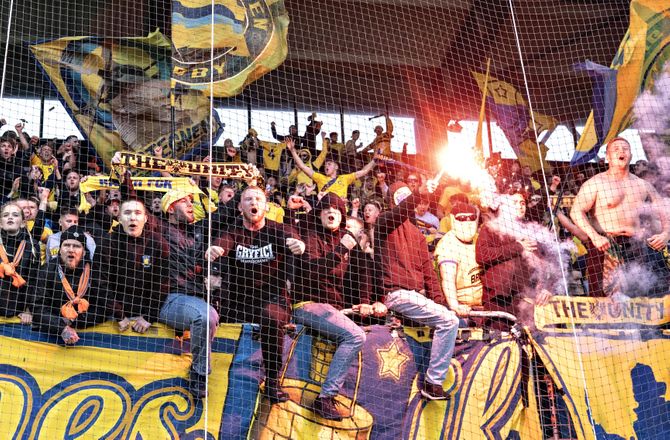 3F Superliga -Brændt hul i net: Brøndby får stor bøde
