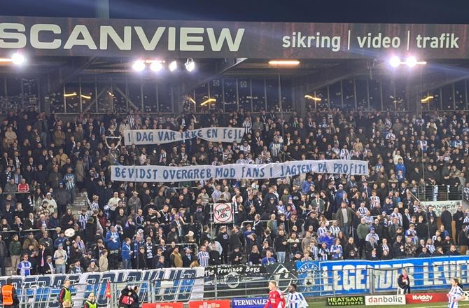 3F Superliga -OB-afsnit raser mod Vejle: Bevidst overgreb mod fans