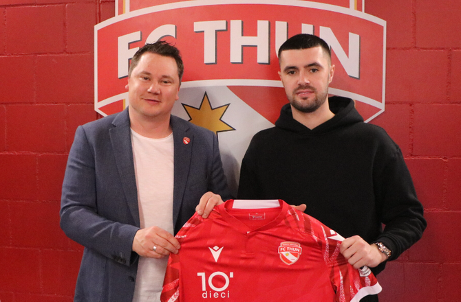 Challenge League -Preston-spids rykker til Thun 