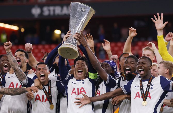 Europa League -Tre Spurs-profiler fik ikke medalje: UEFA løb tør