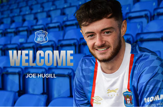 League 2 -Manchester United udlejer Joe Hugill igen