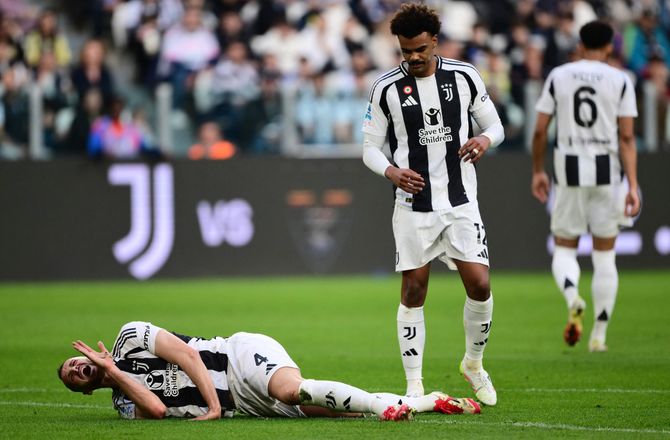 Serie A -Juventus-stopper har brækket benet