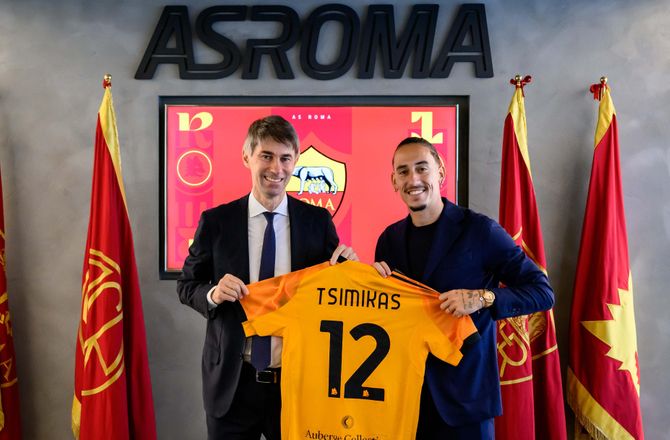 Serie A -Bekræftet: Roma lejer Kostas Tsimikas