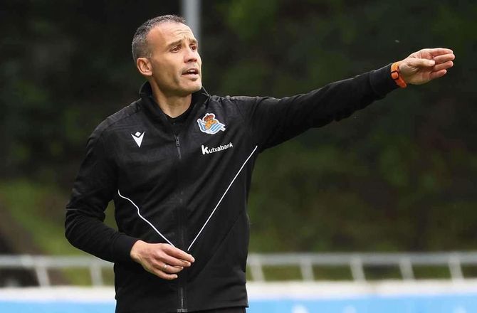 La Liga -Sociedad fyrer cheftræneren 