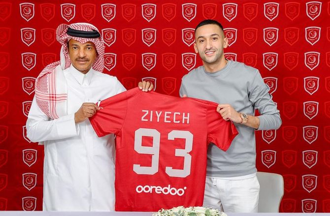 1. Division -Efter fire måneder: Ziyech forlader Al-Duhail