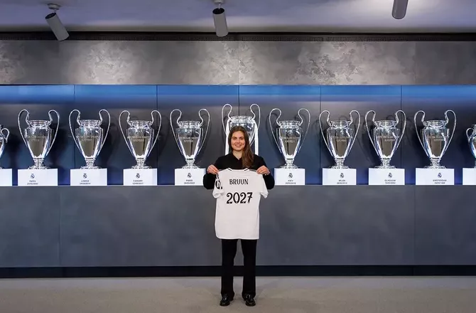 Champions League -Signe Bruun forlænger med Real Madrid