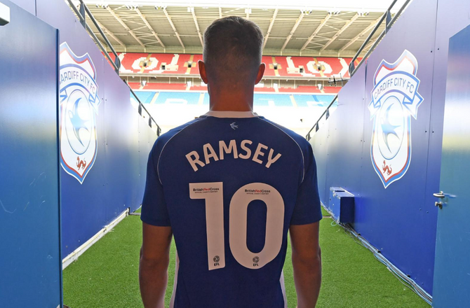 Championship -Aaron Ramseys sæson er forbi 