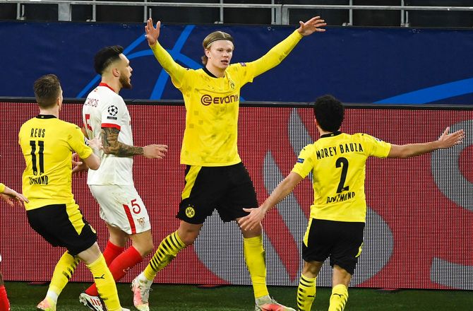 Champions League -Haaland nomineret til ugens spiller i CL