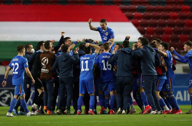 EM U21 -Rumæniens U21-drenge vandt til sidst