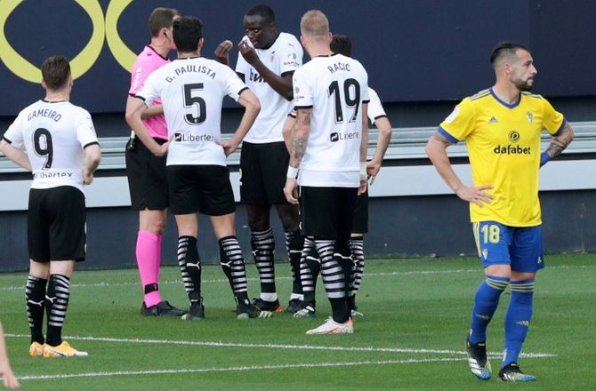 La Liga -Valencias Diakhaby: Cala burde blive straffet