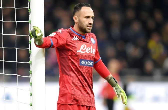 Serie A -Napoli-keeper er tvivlsom til Inter-møde