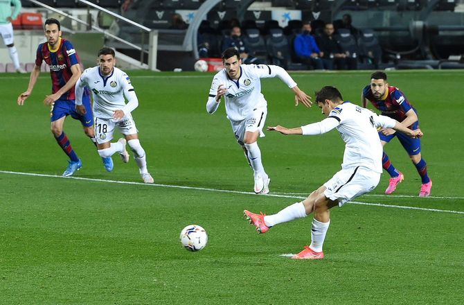 La Liga -Målfattig Getafe-angriber afgjorde bundbrag