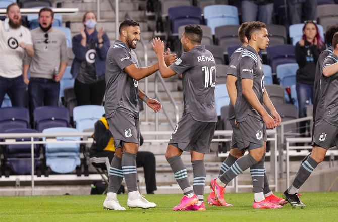 Major League Soccer -Indskiftet Niko H. sikrede Minnesota point 