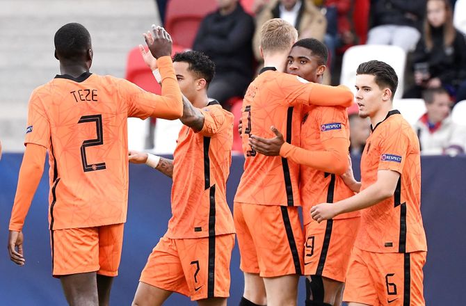 EM U21 -Portugal og Holland delte ved U21-EM efter sen scoring