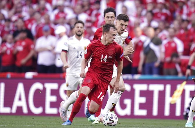 EM -Karakterer: Damsgaard og Kjær bedst for DK