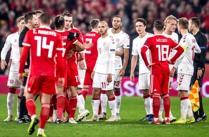 EM -Danmark har lille overtag i Wales-historik