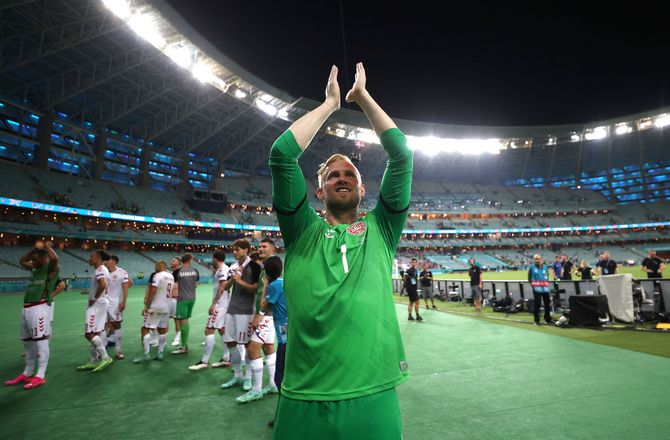 EM -EM-bold: Schmeichel leverede dagens detalje