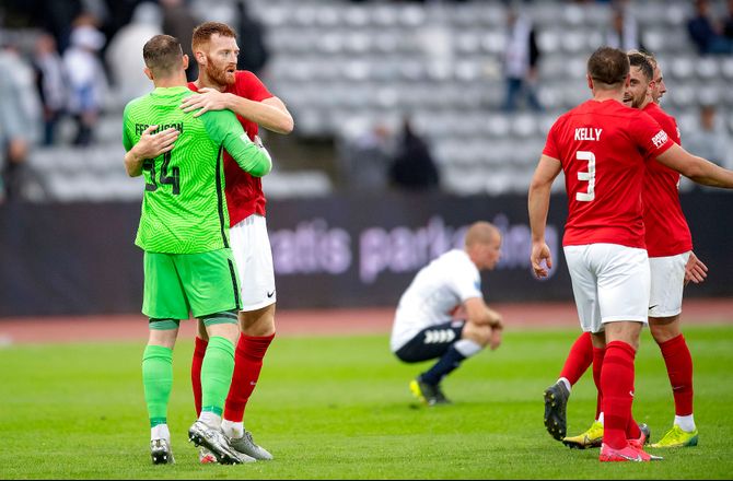 Conference League -Larne-spiller mistede tre tænder i AGF-dyst