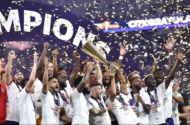 CONCACAF Gold Cup -USA slog Mexico til sidst i Gold Cup-finalen