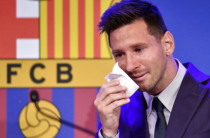 La Liga -Messi med hemmeligt Barca-besøg: Håber jeg vender tilbage