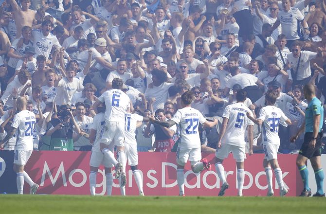 3F Superliga -FCK besejrede Brøndby i hektisk målfest