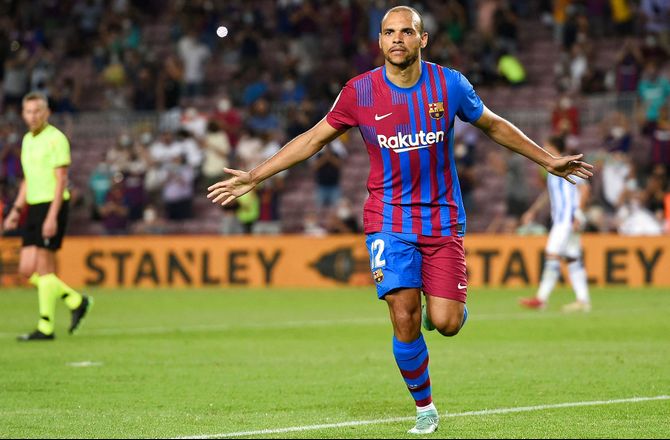La Liga -Braithwaite har talt med Xavi: Får stor rolle