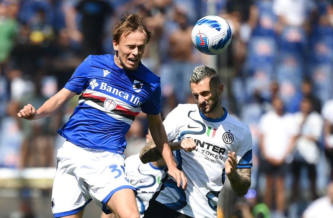 Serie A -Flotte mål: Inter delte med Damsgaard og co.