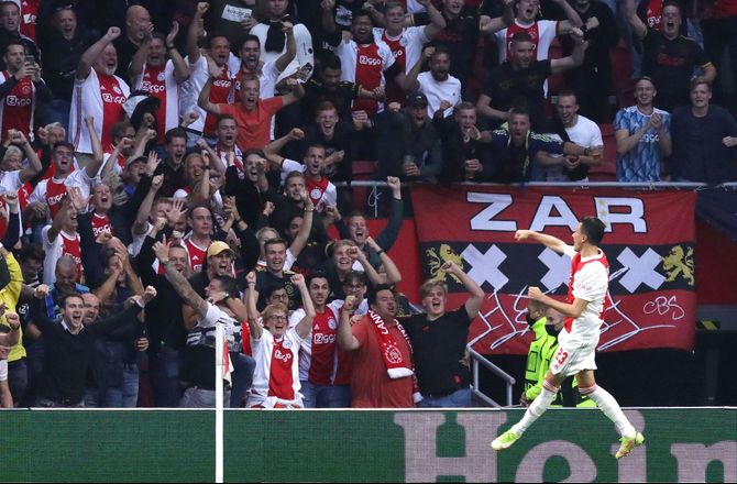 Champions League -Skydetelt da Ajax slog tandløse Besiktas