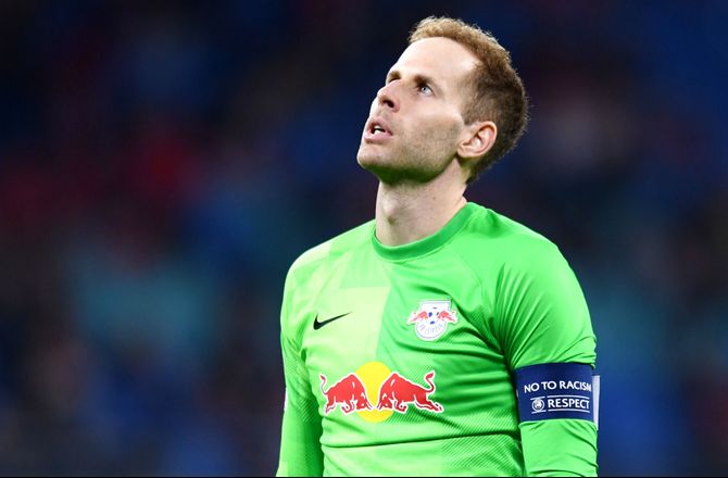 Bundesliga -RB Leipzig-keeper har ødelagt sit ledbånd
