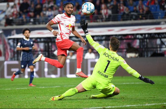 Bundesliga -Brandvarme Nkunku med to mål i Leipzig-sejr
