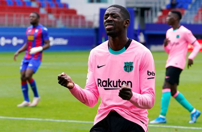 La Liga -Barca presser Dembele: En ulovlig handling