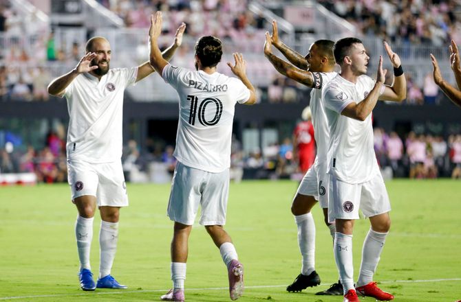 Major League Soccer -Higuain-brødre lynede i Miamis storsejr