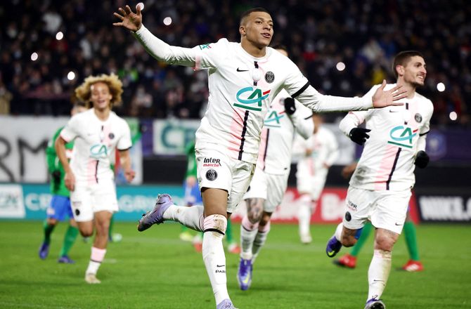 Coupe de France -Mbappé legede PSG videre i pokalen