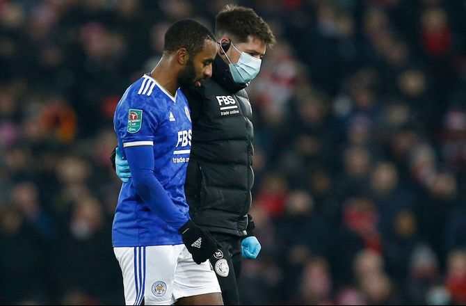 Premier League -Leicester-profil skadet: Ude i seks måneder