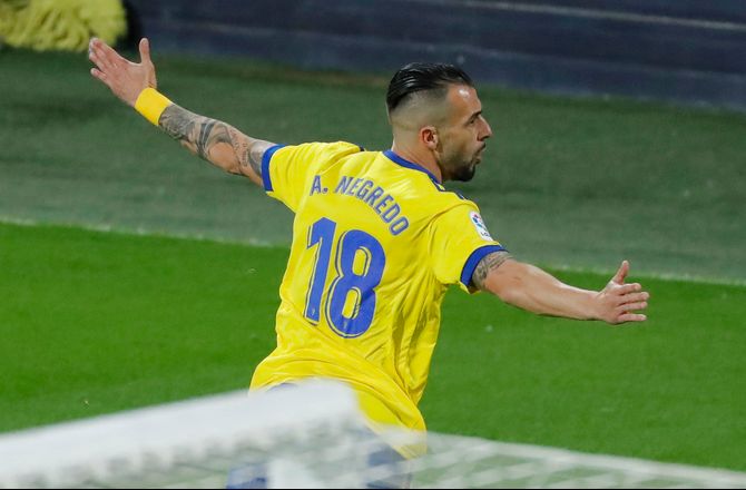 La Liga -Álvaro Negredo forlader Cadiz