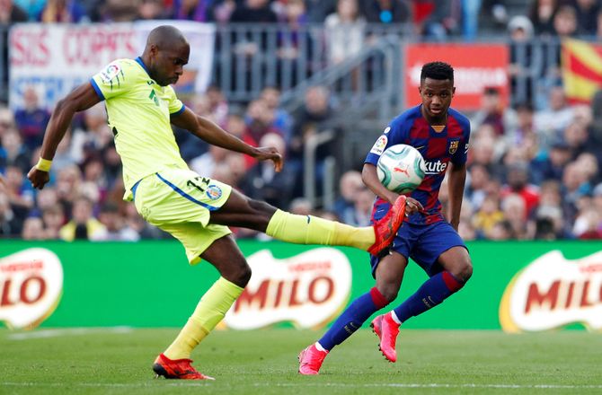 Spanien -Leganes henter Allan Nyom i Getafe
